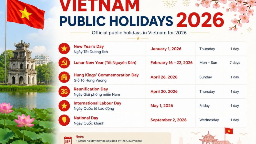 Vietnam Public Holidays 2026