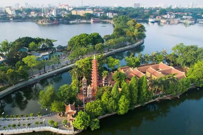 2 Pagoda di Tran Quoc ad Hanoi