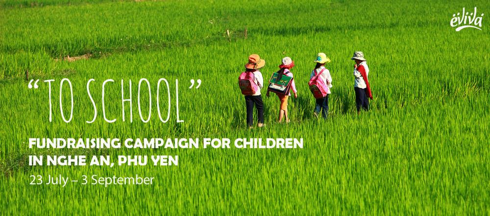 Fundraising campaign for children in Nghe An, Phu Yen