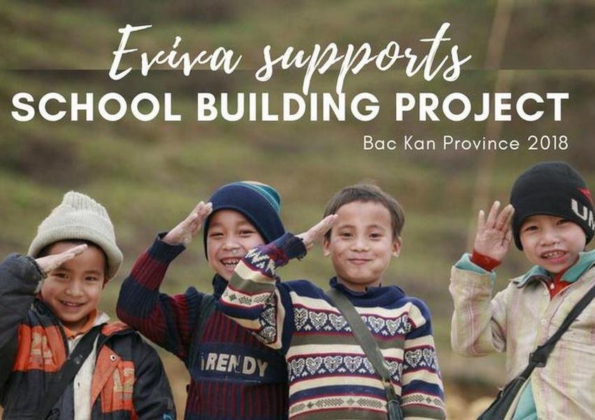 Support in school construction project in Bac Kan province