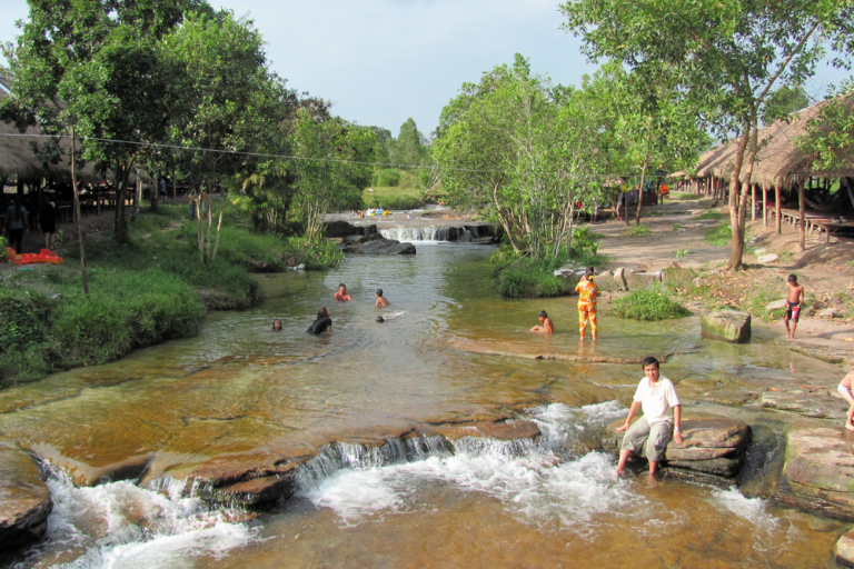 Kbal Chhay Waterfall in Sihanoukville, Cambodia