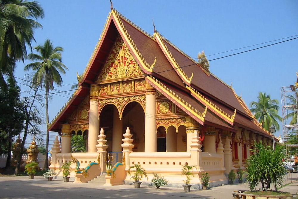 Wat Si Muang in Vientiane, Laos - Vientiane Attractions