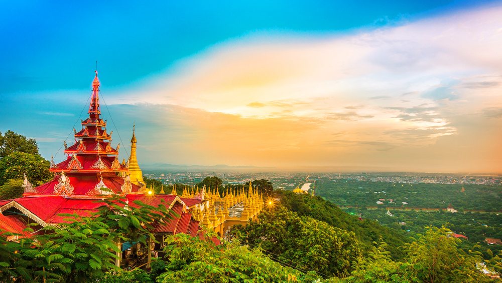 Yankin Hill in Mandalay