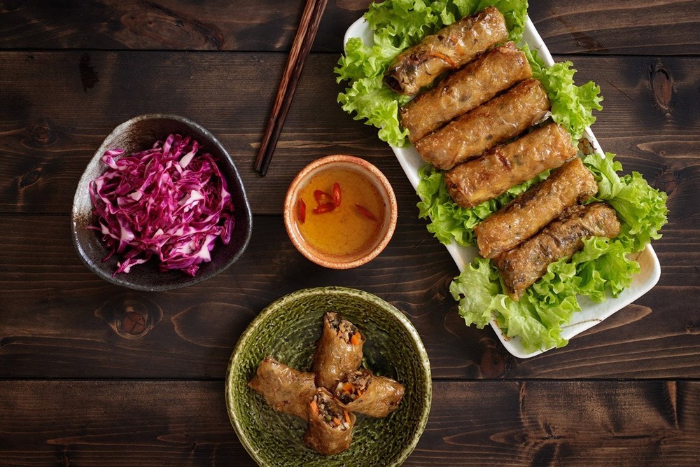 Vegan fried spring rolls – Nem chay