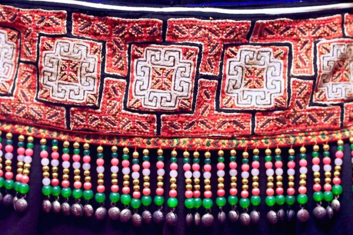 raditional dress & textiles displayed in Vietnam Museum of Ethnology