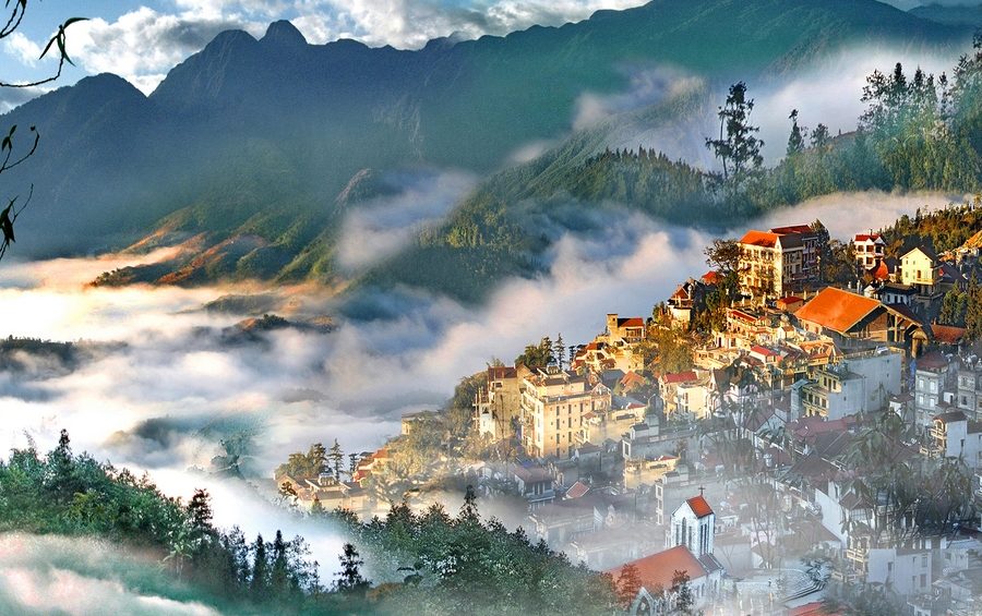 Sapa Spring in the clouds