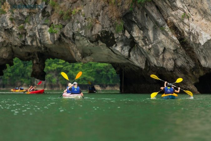 Kayaking-Genesis-Regal-Luxury-Cruise