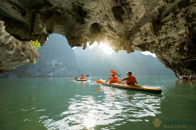 Kayaking-Genesis-Regal-Luxury-Cruise