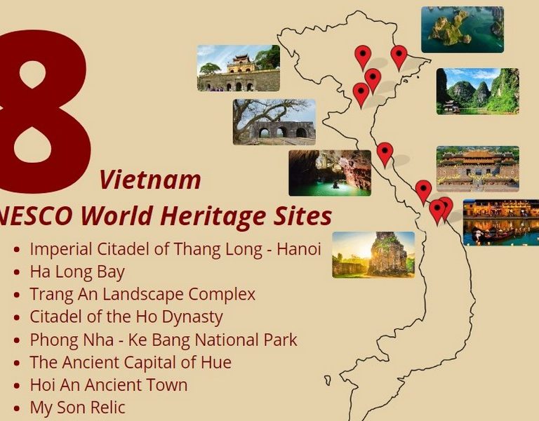 8 VIETNAM UNESCO World Heritage Sites