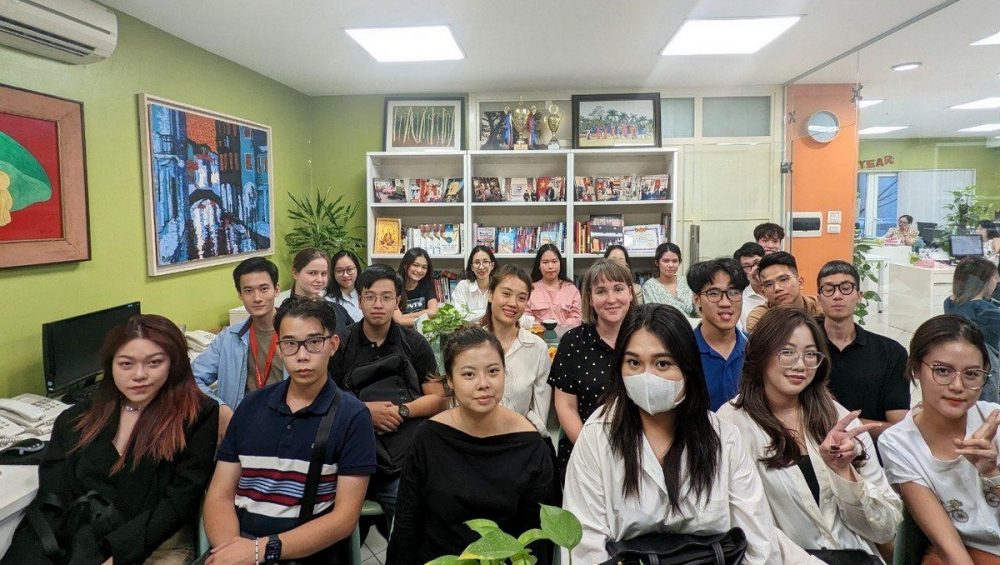 British University Vietnam visit Eviva Tour