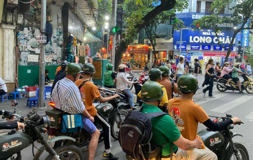Hanoi Food Tour By Russian Minsk Motorcycle
