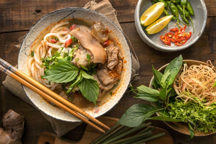Vietnamese cuisine showcases vibrant Southeast Asian flavors in perfect harmony