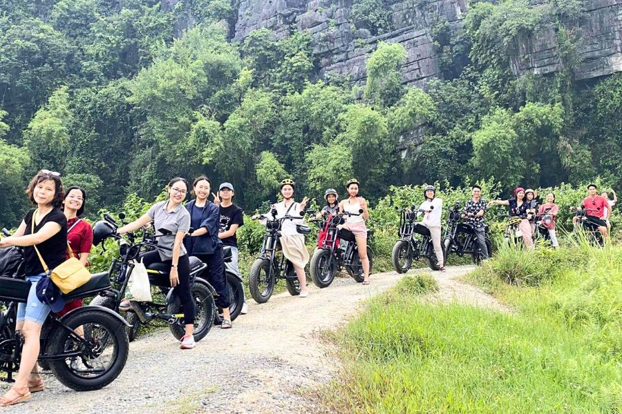 Exploring Ninh Binh’s vast countryside on an E-bike ride