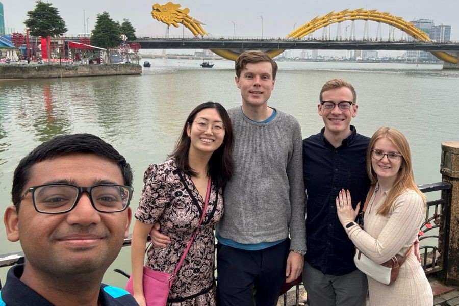 Morning at the Dragon Bridge