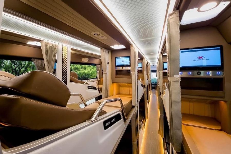 Interior of Futa Bus Lines