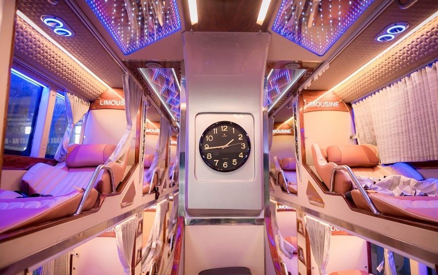 VIP Cabin Sleeper Bus in Vietnam