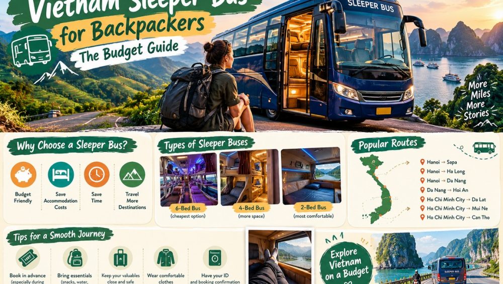 Vietnam Sleeper Bus for Backpackers